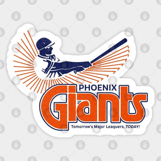 Retro Phoenix Giants Minor League Baseball 1966 Sticker by LocalZonly